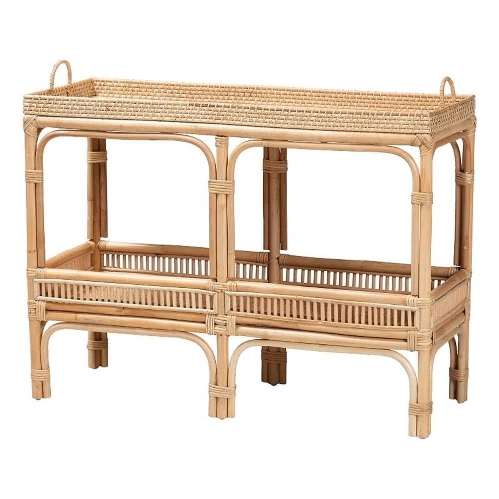 Outdoor Furniture Cafe - Studio Lombok Modern Bohemian Rattan Console