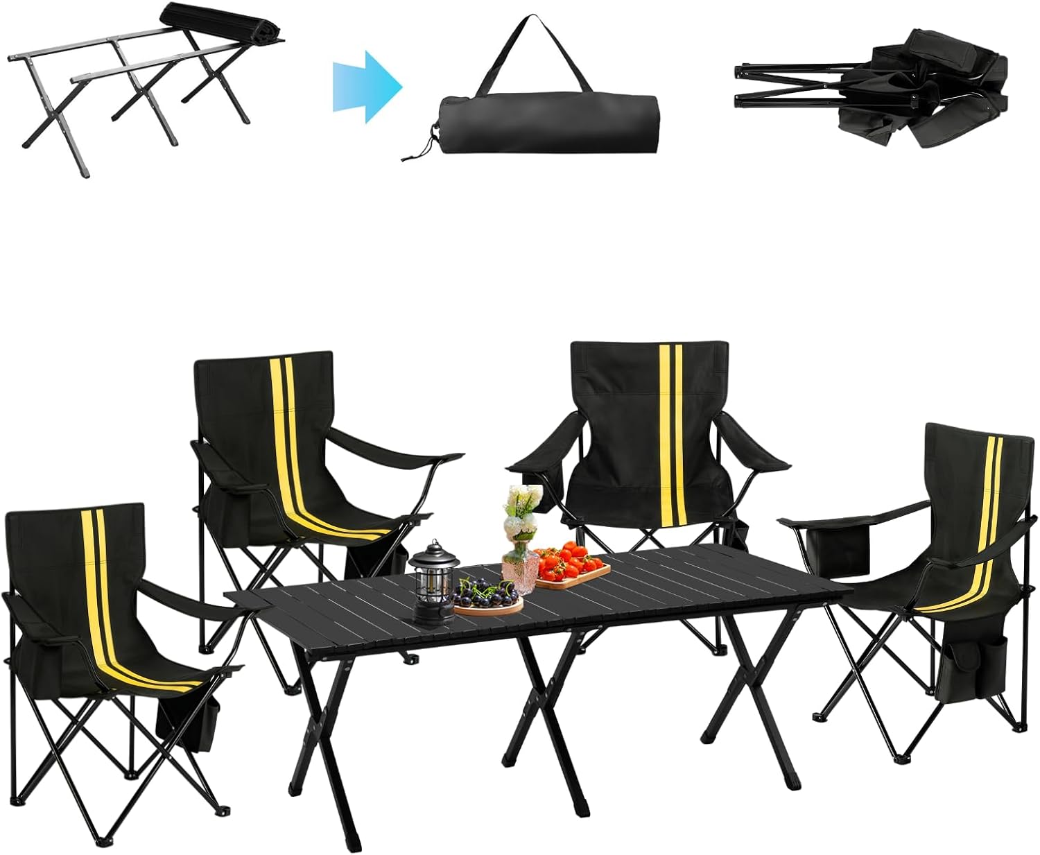 Folding Picnic Table - Folding Camping Chair And Table Set
