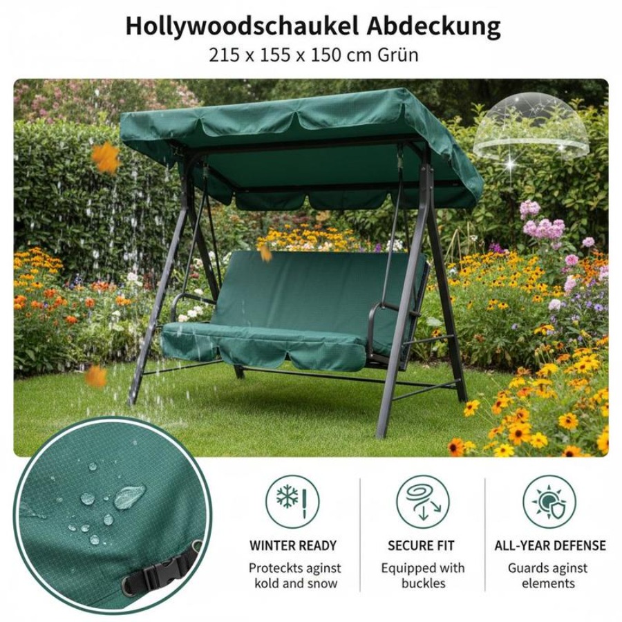 Patio 3 Seater Swing Chair Ben - Outdoor Furniture Sofa 리뷰 및 가격