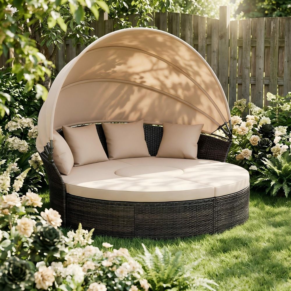 Patio 8 Pieces Outdoor Patio F - Outdoor Furniture Set With Fire Pit 리뷰 및 가격