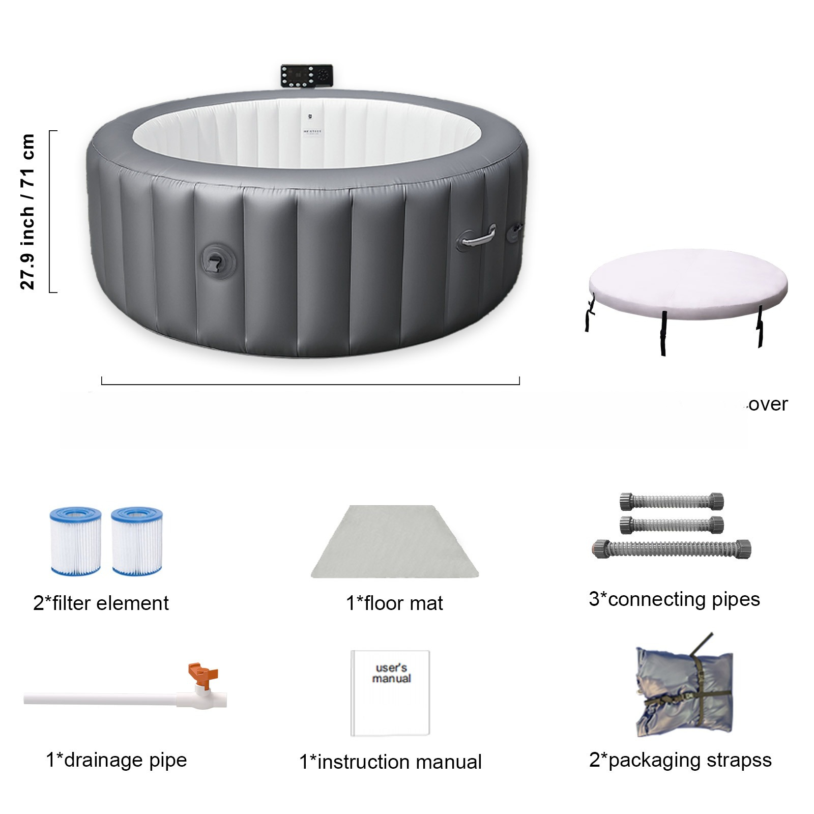 Inflatable Hot Tub Spa Pool Ho - Inflatable Hot Tub 리뷰 및 가격