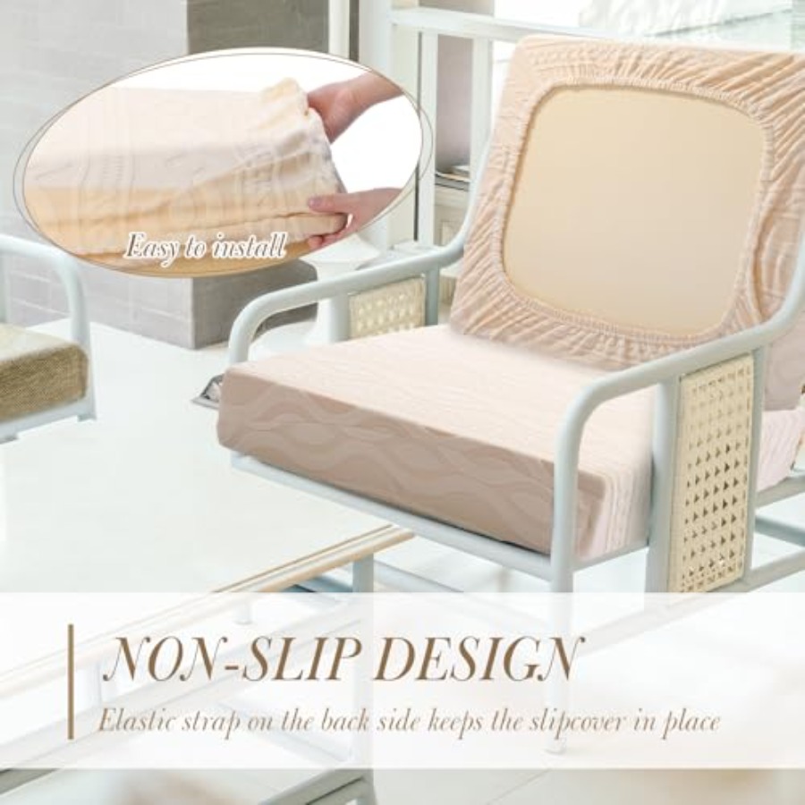 8Pcs Stretch Patio Cushion Cov - Outdoor Furniture Sofa 리뷰 및 가격