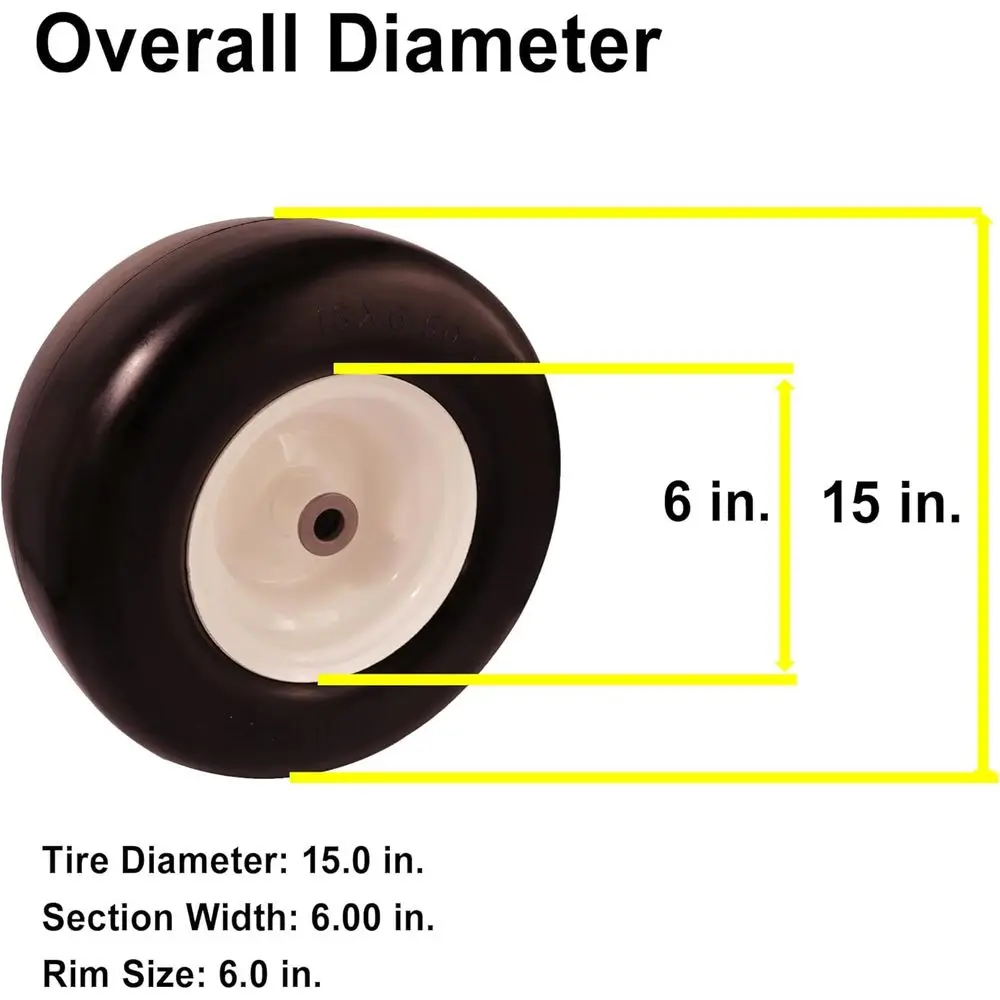 15x6.00-6 Lawn Mower Tire with - Outdoor Furniture In Store 리뷰 및 가격