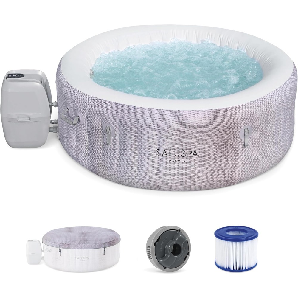 SaluSpa Cancun 2-4 Person Infl - Inflatable Hot Tub 리뷰 및 가격