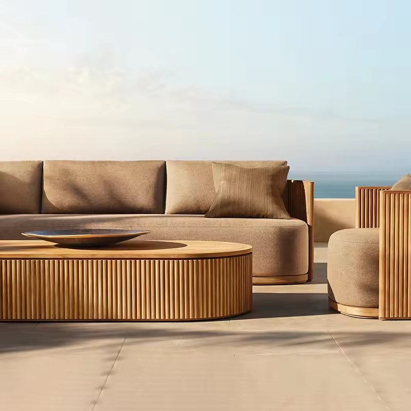All Weather Premium Wooden Tea - Outdoor Furniture Lounge Set 리뷰 및 가격