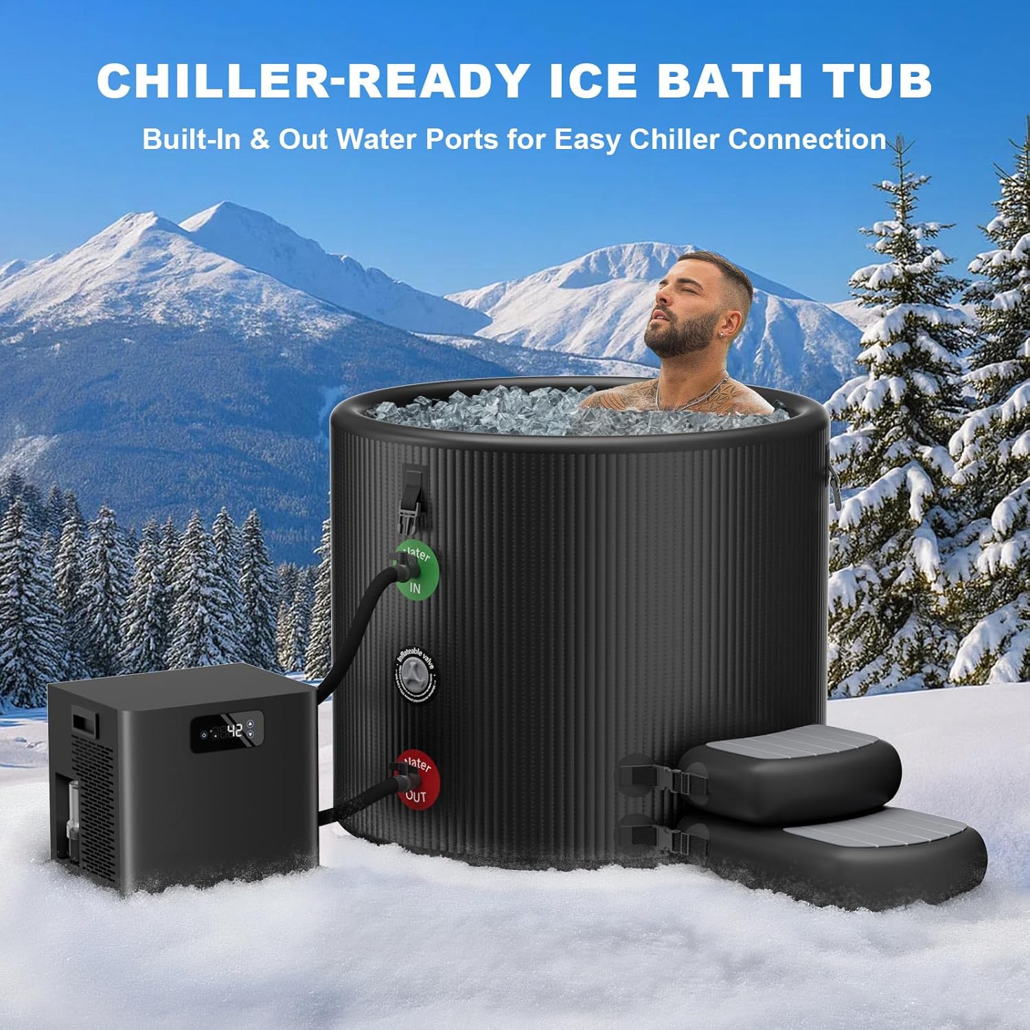 120 Gal Inflatable Cold Plunge - Inflatable Hot Tub 리뷰 및 가격