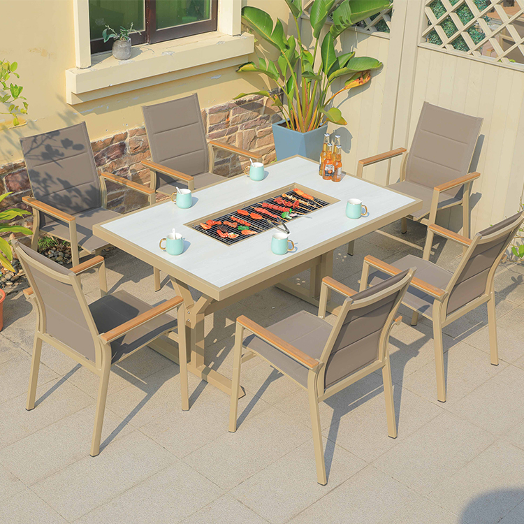 Hot Sale Cast Aluminum Fire Pi - Outdoor Furniture Set With Fire Pit 리뷰 및 가격