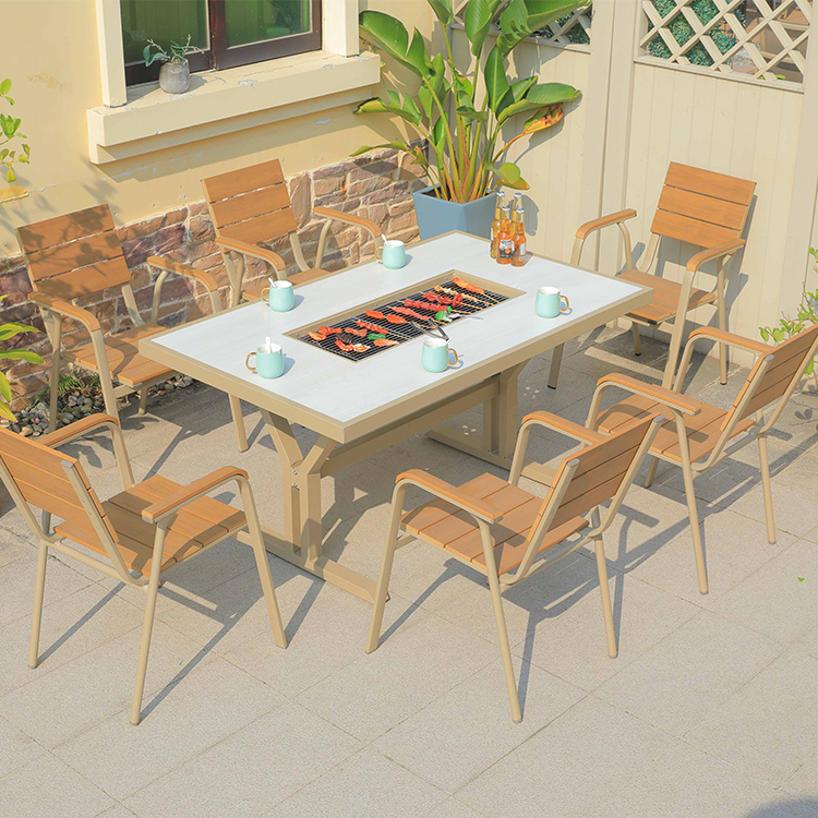 Hot Sale Cast Aluminum Fire Pi - Outdoor Furniture Set With Fire Pit 리뷰 및 가격