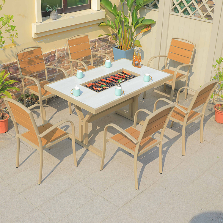 Hot Sale Cast Aluminum Fire Pi - Outdoor Furniture Set With Fire Pit 리뷰 및 가격