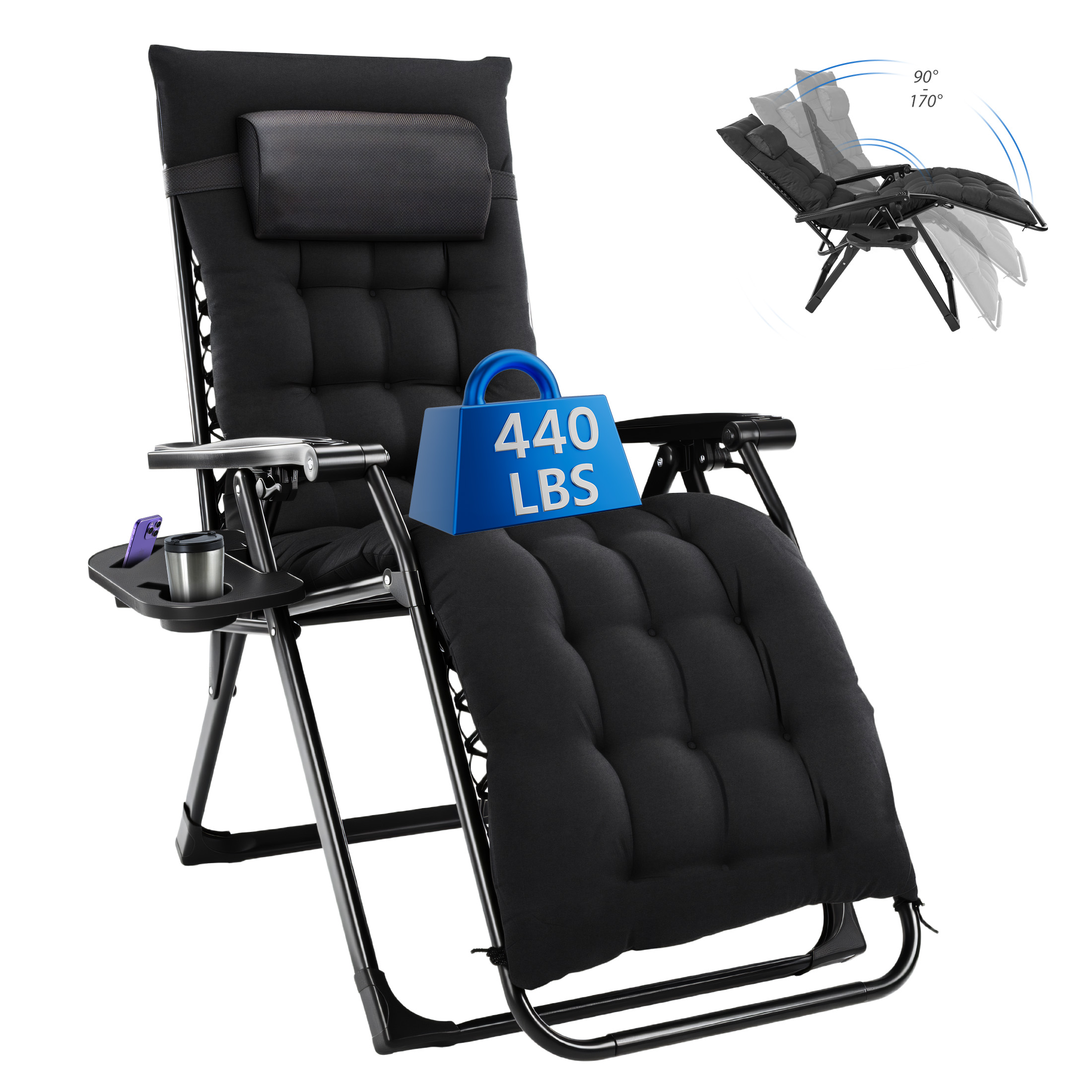 MCQ Zero Gravity Cushioned Lou - Outdoor Furniture Lounge Set 리뷰 및 가격