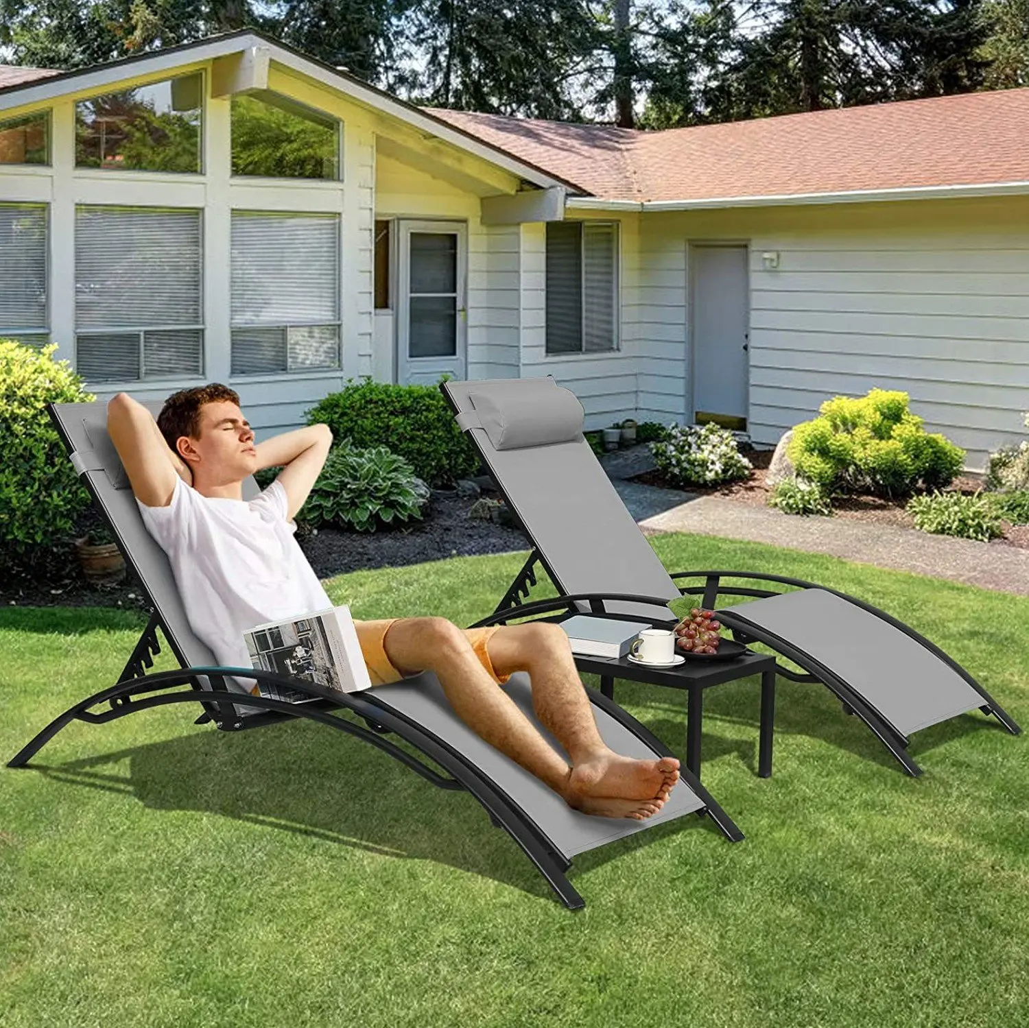 Aluminum Lounge Chair for Outs - Folding Picnic Table 리뷰 및 가격