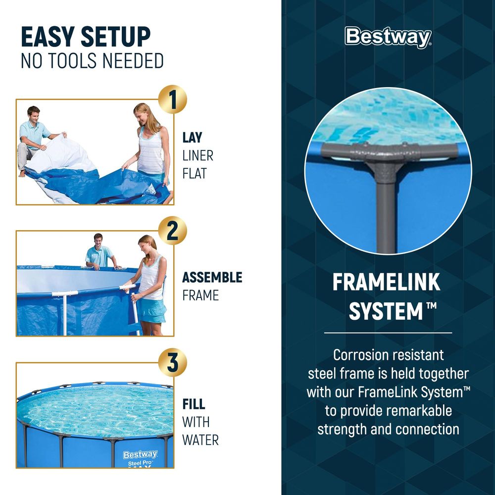 Steel Pro MAX 15 x 48 Above Gr - Inflatable Hot Tub 리뷰 및 가격