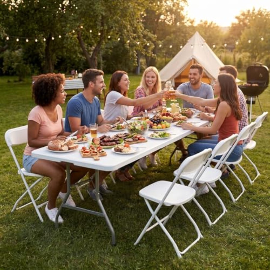 8 FT Folding Picnic Table 2 Pa - Folding Picnic Table 리뷰 및 가격