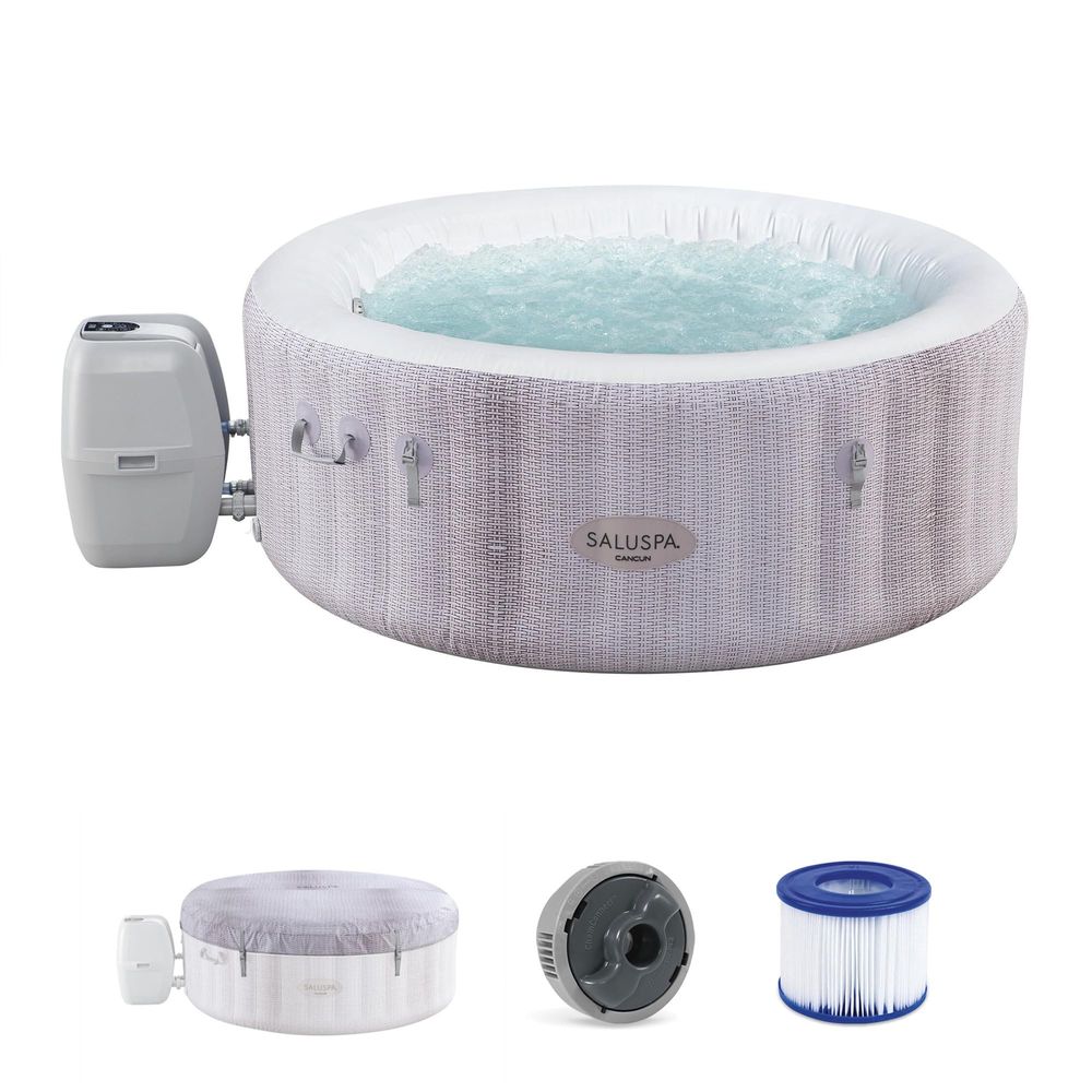 SaluSpa Cancun 2 to 4 Person I - Inflatable Hot Tub 리뷰 및 가격