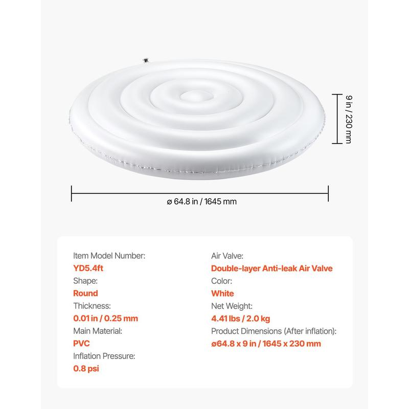 Inflatable Hot Tub Cover, 5.4  - Inflatable Hot Tub 리뷰 및 가격