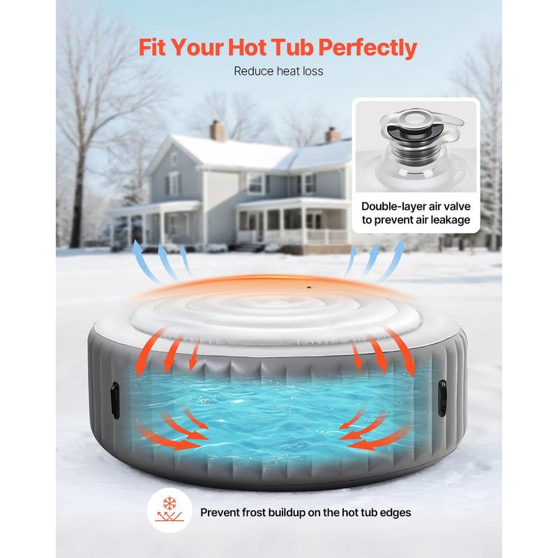 Inflatable Hot Tub Cover, 5.4  - Inflatable Hot Tub 리뷰 및 가격
