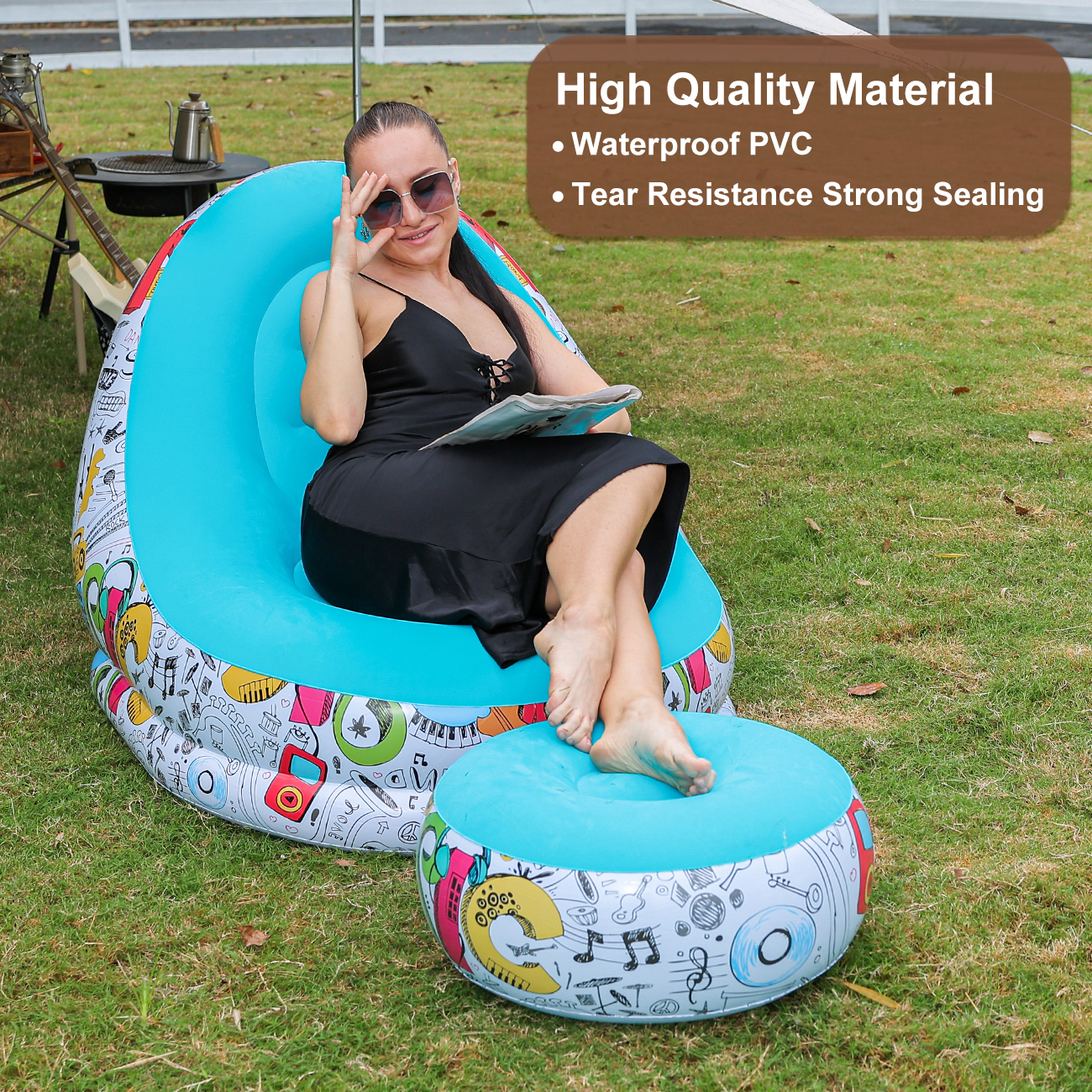 1PC Inflatable Lounger Chair w - Outdoor Furniture Lounge Set 리뷰 및 가격
