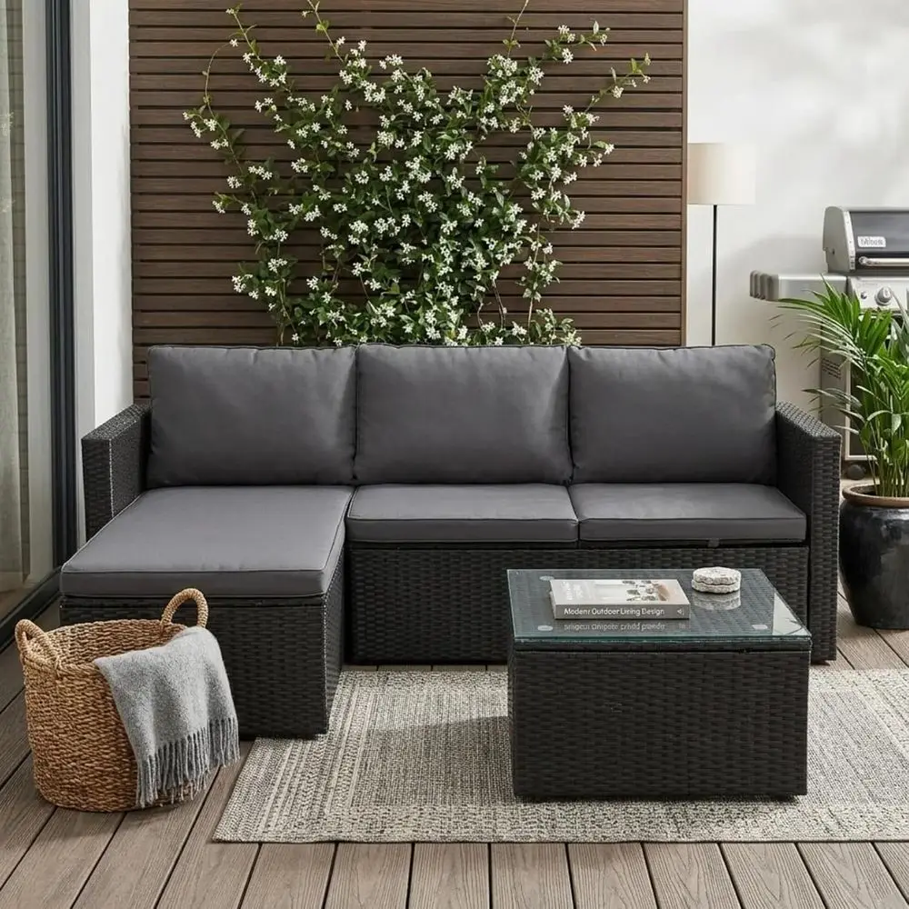 4-Piece Outdoor Patio Furnitur - Outdoor Furniture Set With Fire Pit 리뷰 및 가격