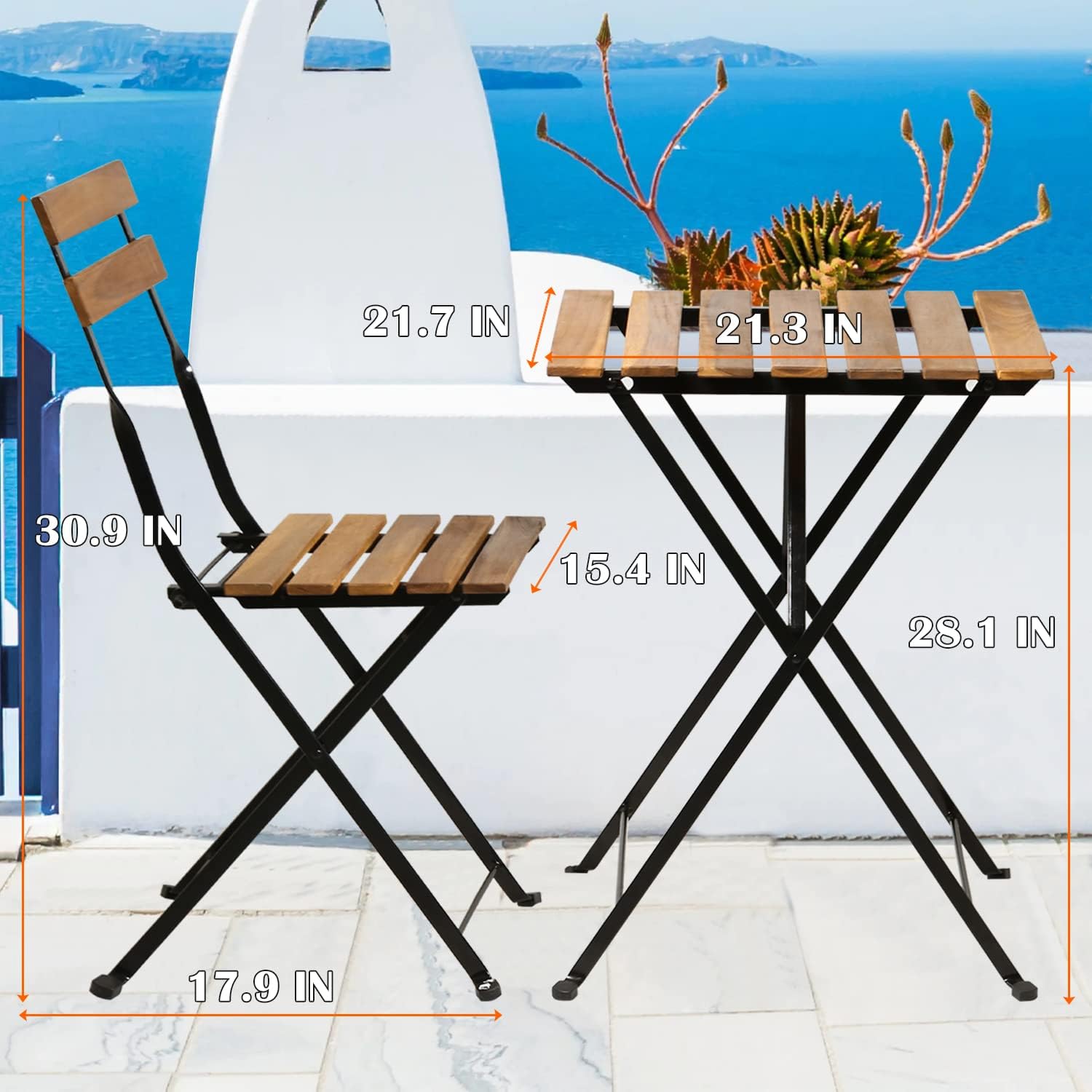 Natural wood 3-piece folding p - Outdoor Furniture Sofa 리뷰 및 가격