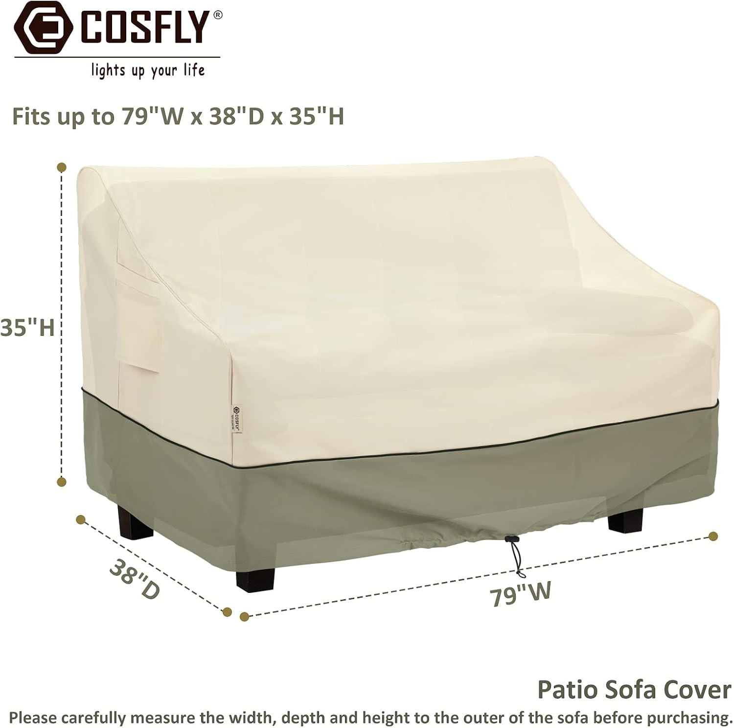 COSFLY Patio Furniture Covers  - Outdoor Furniture Sofa 리뷰 및 가격