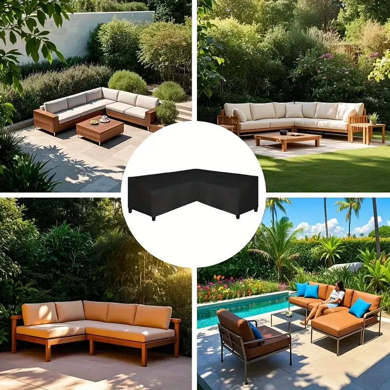 Anti-UV L-shaped Outdoor Sofa  - Outdoor Furniture Varnish 리뷰 및 가격