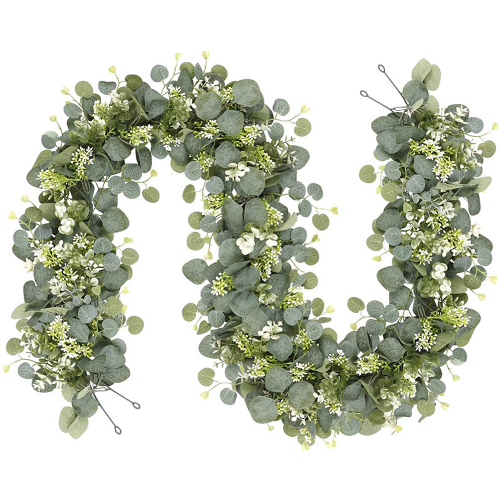 Artificial Eucalyptus Garland  - Outdoor Furniture Cafe 리뷰 및 가격