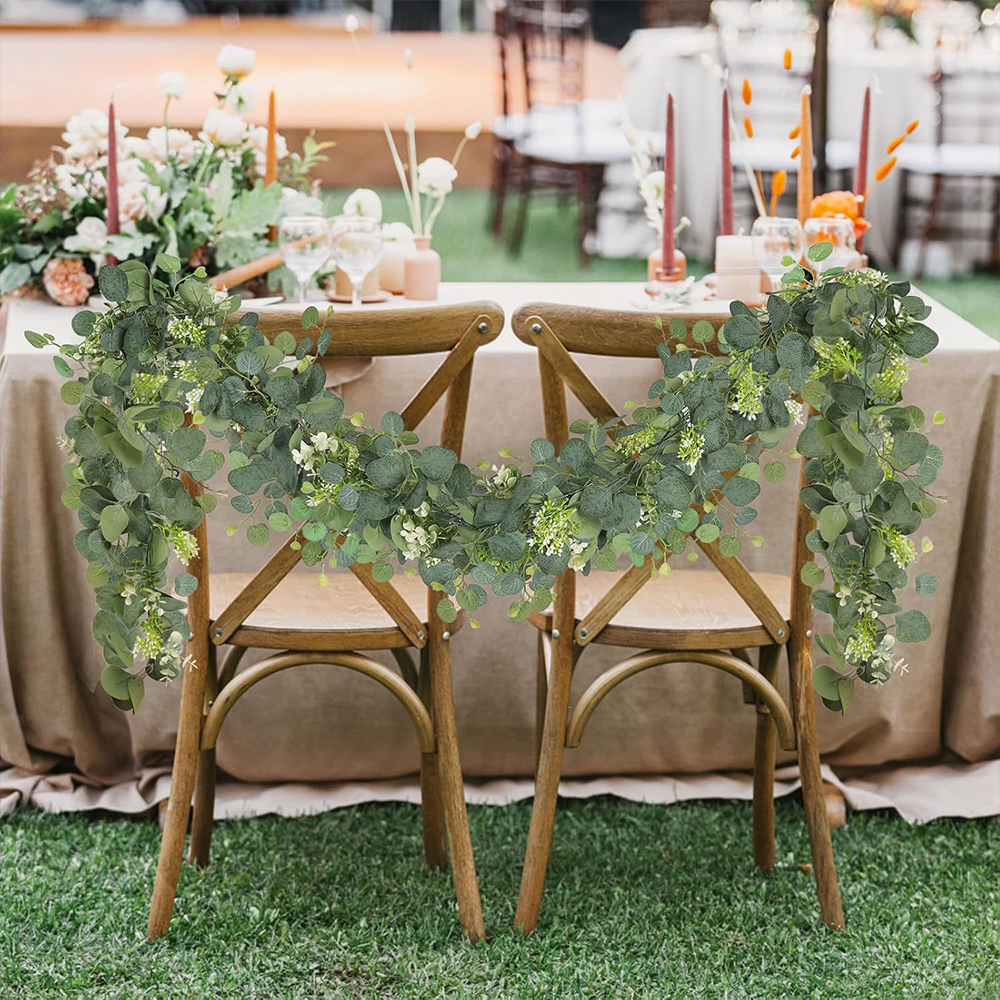 Artificial Eucalyptus Garland  - Outdoor Furniture Cafe 리뷰 및 가격