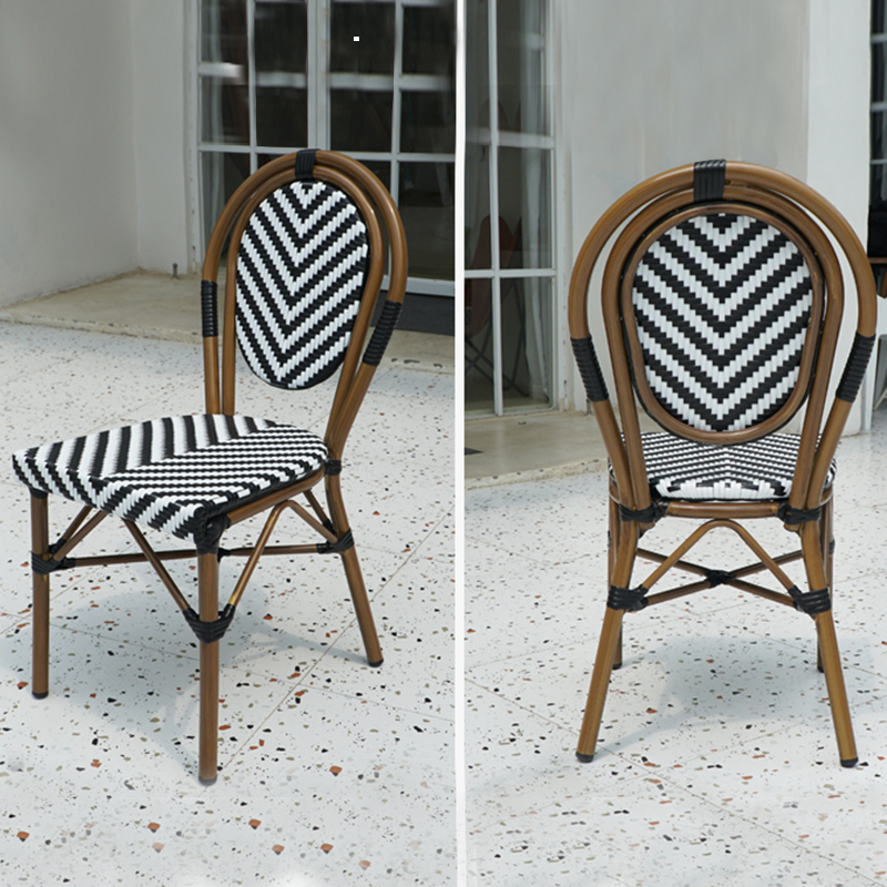 Stackable Rattan Chair French  - Outdoor Furniture Cafe 리뷰 및 가격