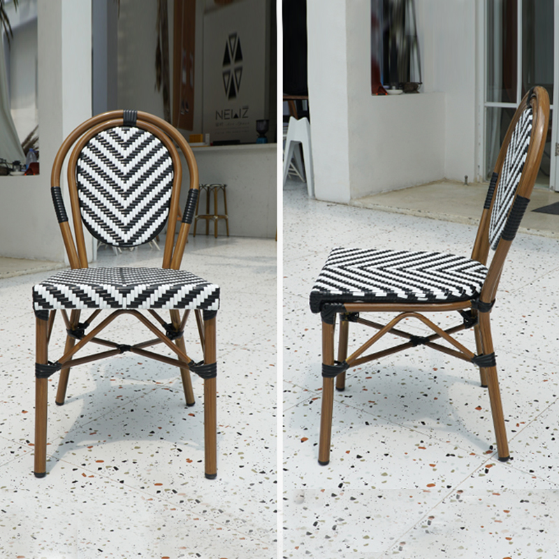 Stackable Rattan Chair French  - Outdoor Furniture Cafe 리뷰 및 가격