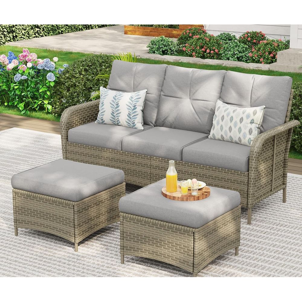 12-Piece Outdoor Patio Furnitu - Outdoor Furniture Set With Fire Pit 리뷰 및 가격