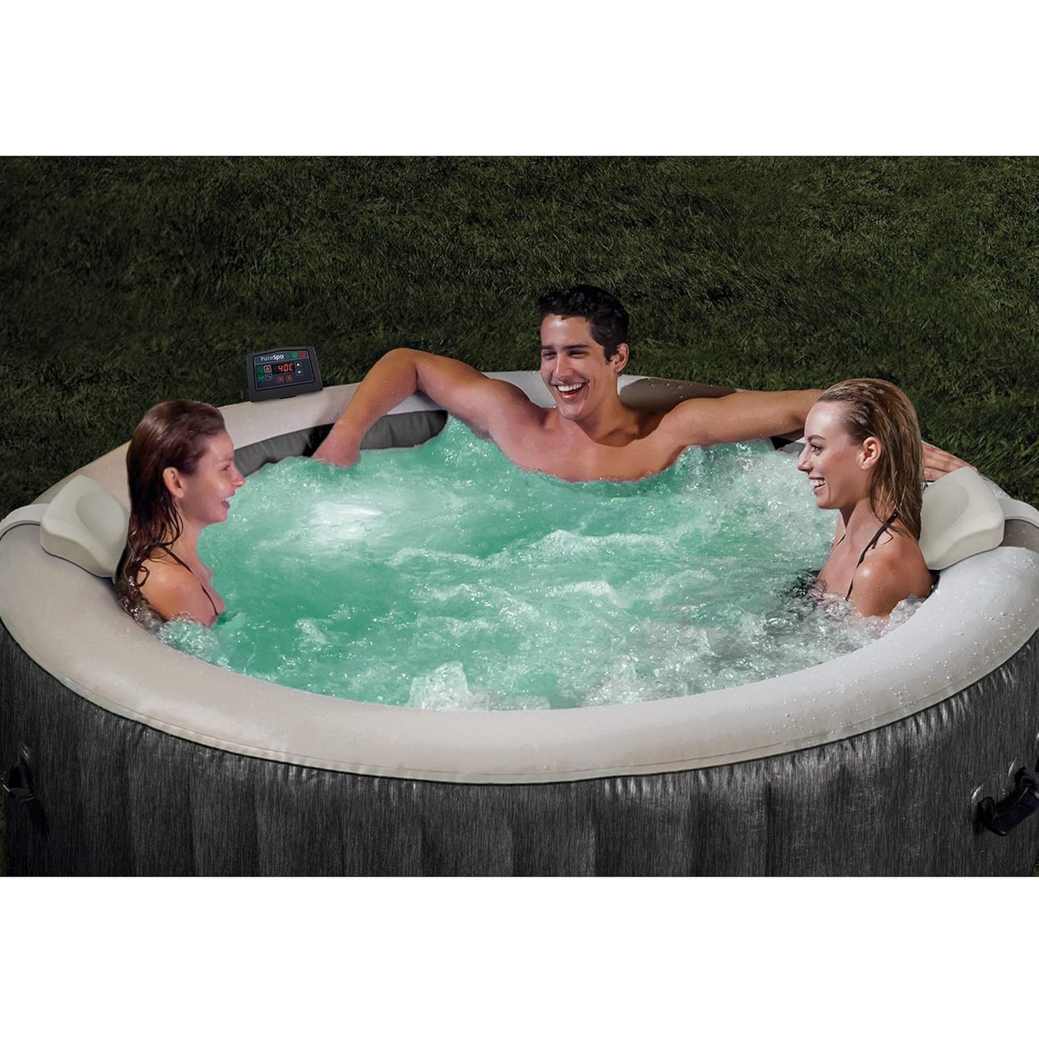 Greywood Deluxe 4 Person Outdo - Inflatable Hot Tub 리뷰 및 가격