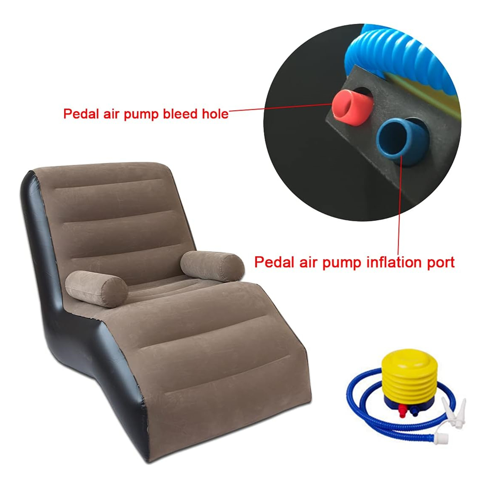 Folding Lazy Sofa,Inflatable L - Outdoor Furniture Lounge Set 리뷰 및 가격