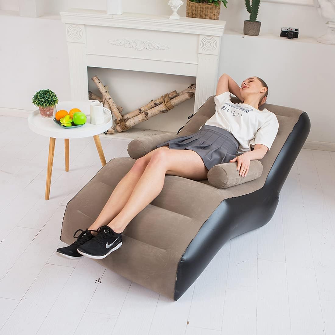 Folding Lazy Sofa,Inflatable L - Outdoor Furniture Lounge Set 리뷰 및 가격