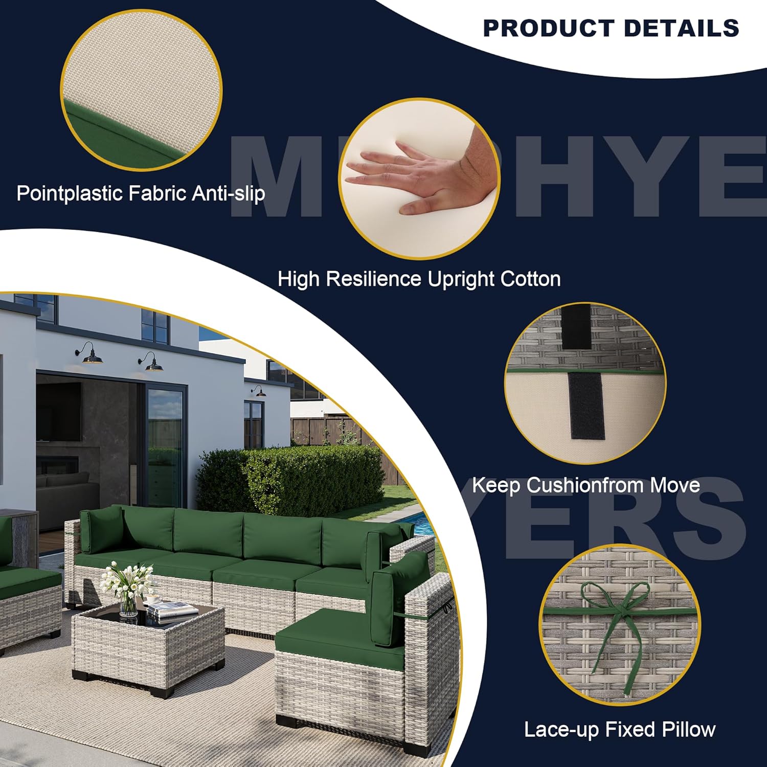8-Piece Outdoor Patio Furnitur - Outdoor Furniture Set With Fire Pit 리뷰 및 가격