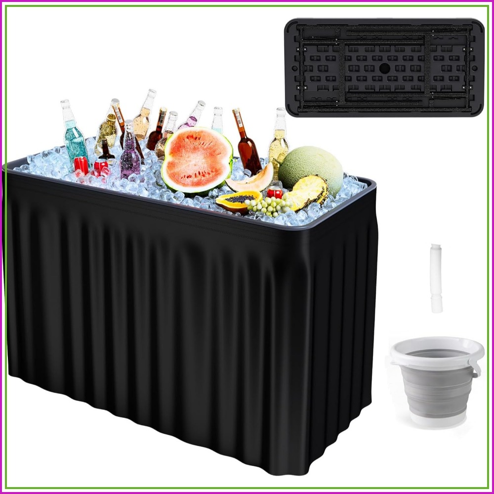 4 Foot Ice Cooler Table, Foldi - Folding Picnic Table 리뷰 및 가격