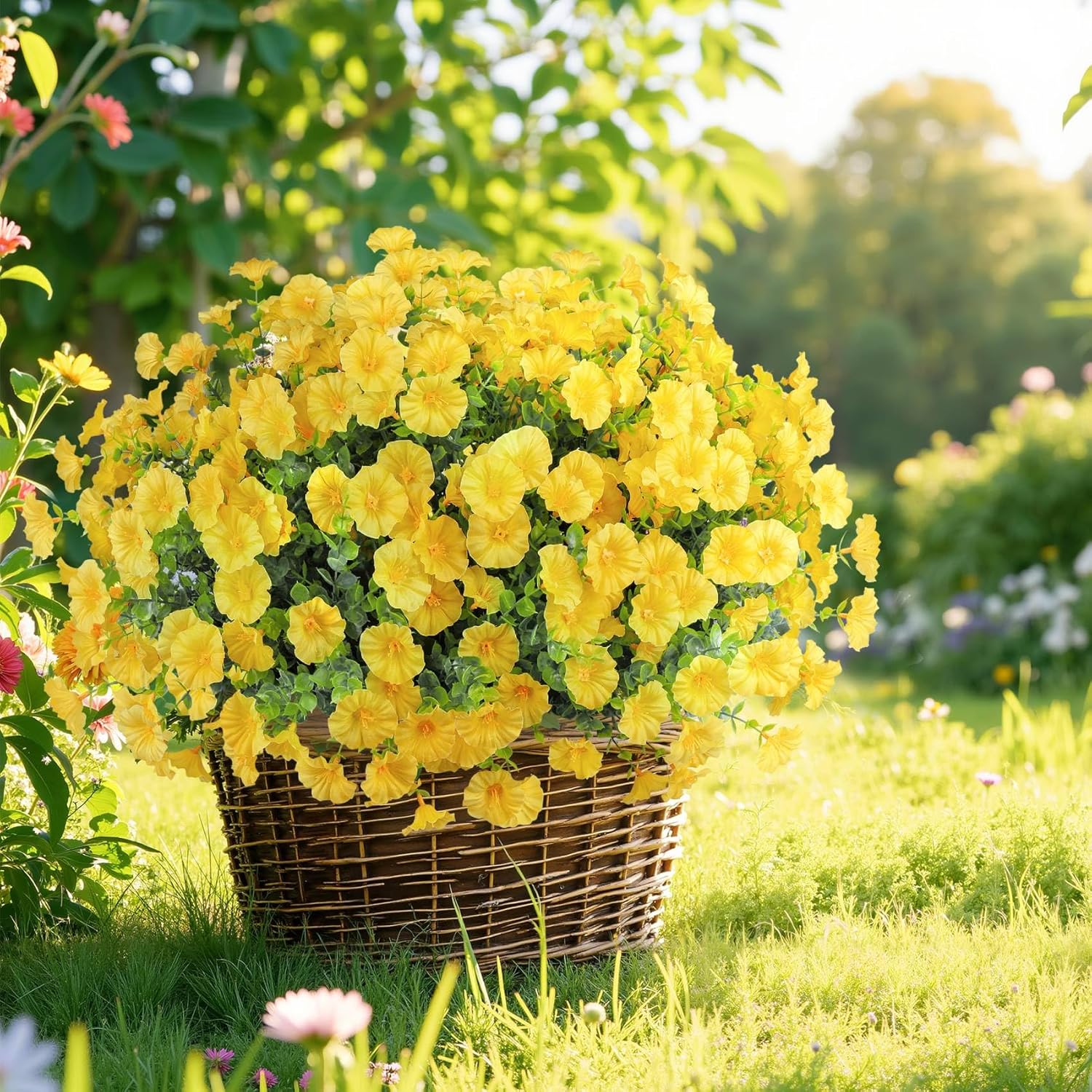 Artificial Flowers Vine Mornin - Outdoor Furniture Cafe 리뷰 및 가격