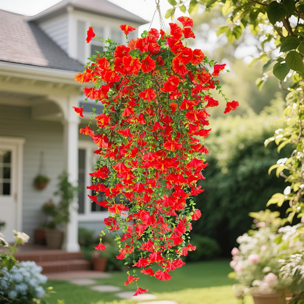 1/2Pcs Artificial Flower Vine  - Outdoor Furniture Cafe 리뷰 및 가격