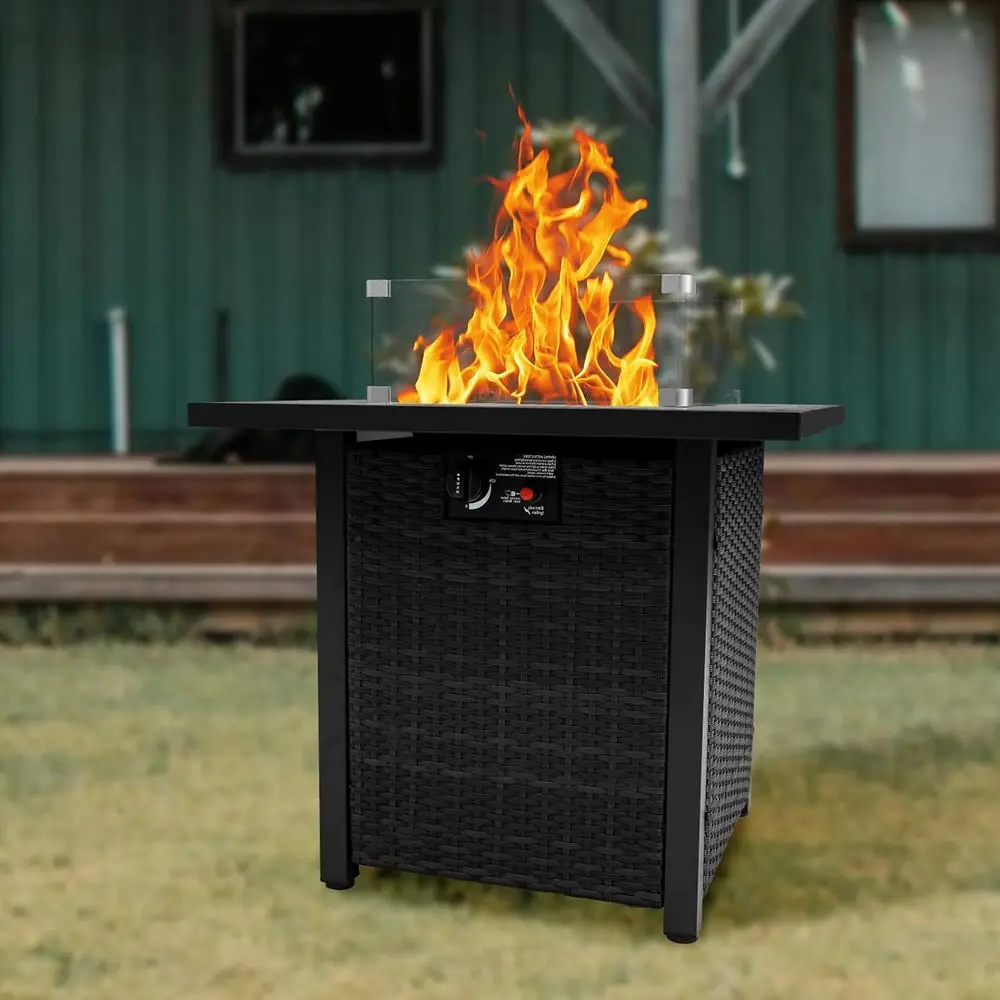 Wicker Outdoor Patio Furniture - Outdoor Furniture Set With Fire Pit 리뷰 및 가격