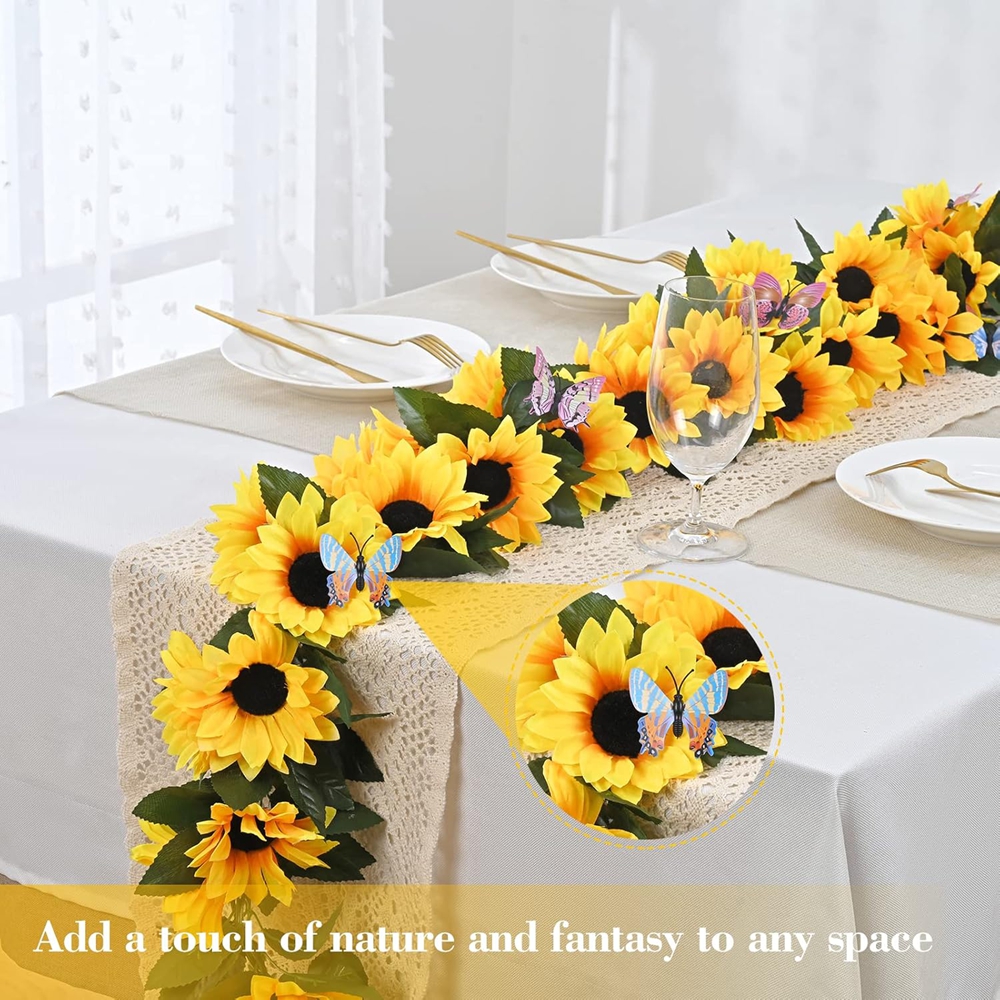 1/3PCS Artificial Flowers Sunf - Outdoor Furniture Cafe 리뷰 및 가격