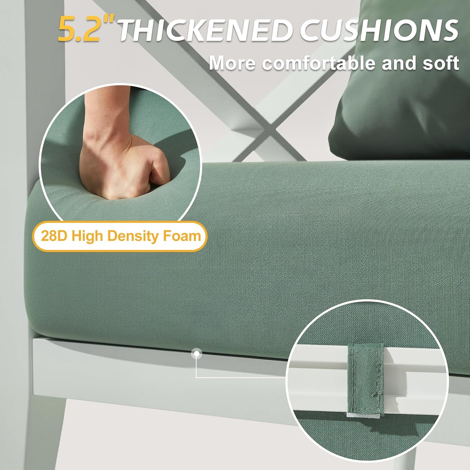 3-Piece Oversized Aluminum Pat - Outdoor Furniture Lounge Set 리뷰 및 가격